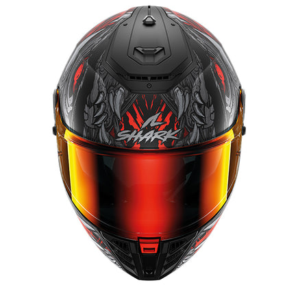 Shark Spartan RS Shaytan Helmet Mat KRA - Matt Black / Red / Antracite