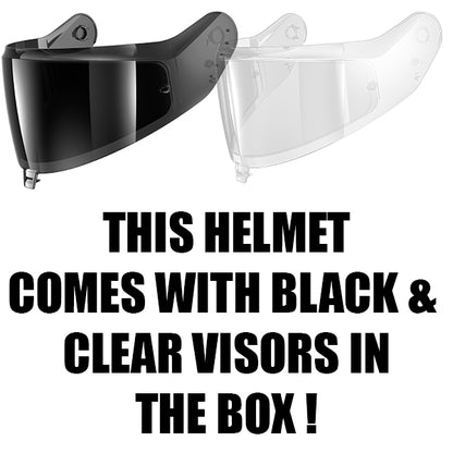 Shark Skwal I3 Hellcat Helmet MAT KUA - Matt Black / Chrome / Anthracite
