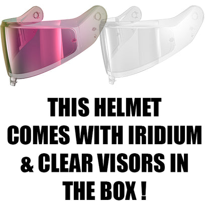 Shark Skwal I3 Hellcat Helmet MAT KUV - Matt Black / Chrome / Violet