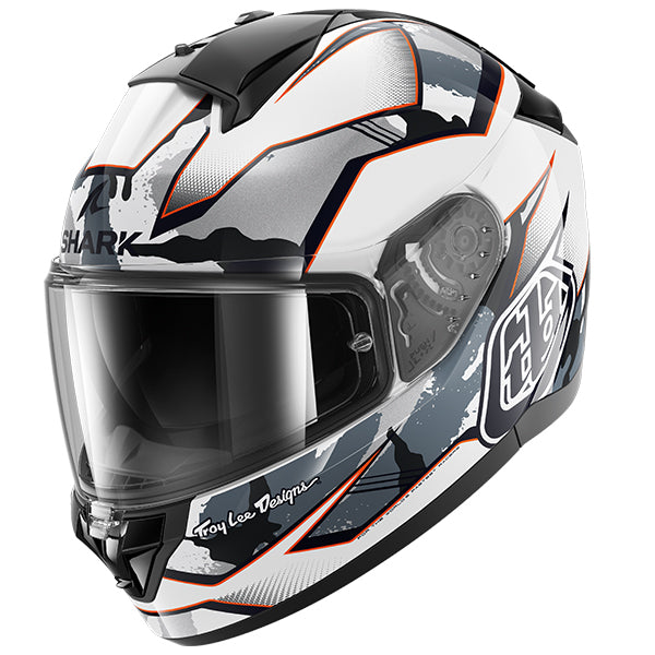 Shark Ridill 2 Matrix Camo Helmet - White / Silver / Red WSR