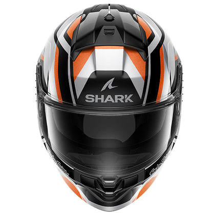 Shark Ridill 2 Apex Helmet - Silver / Black / Orange KSO