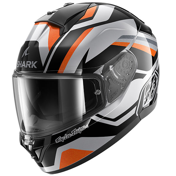 Shark Ridill 2 Apex Helmet - Silver / Black / Orange KSO