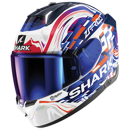 Shark Skwal I3 Zarco GP De France Helmet BBW - White / Violet / Blue