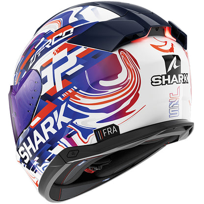 Shark Skwal I3 Zarco GP De France Helmet BBW - White / Violet / Blue