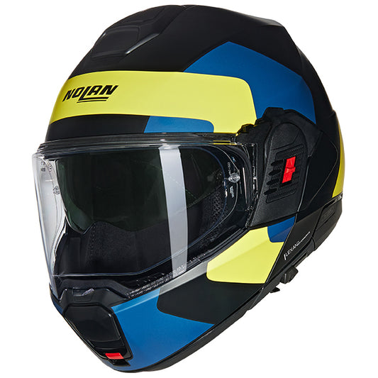 Nolan N120-1 Omocromo 346 Helmet - Black / Blue / Yellow