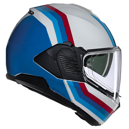 Nolan N120-1 Lineo 347 Helmet - White / Blue / Red