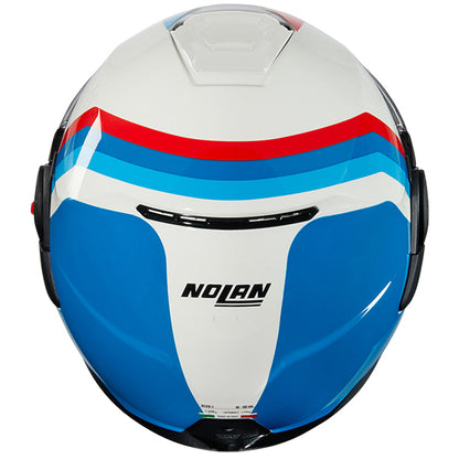 Nolan N120-1 Lineo 347 Helmet - White / Blue / Red