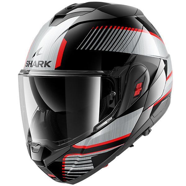 Shark OXO Sikter Helmet KUS - Black / Chrome / Silver