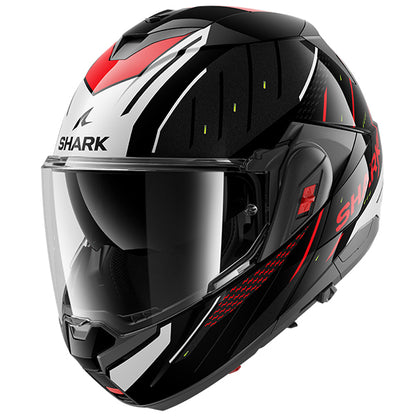 Shark OXO Rydger Helmet KSR - Black / Silver / Red