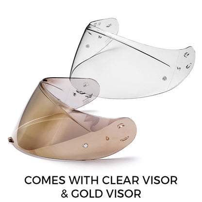 Nolan N60-6 Sport Aureo 331 Helmet - Black / Gold