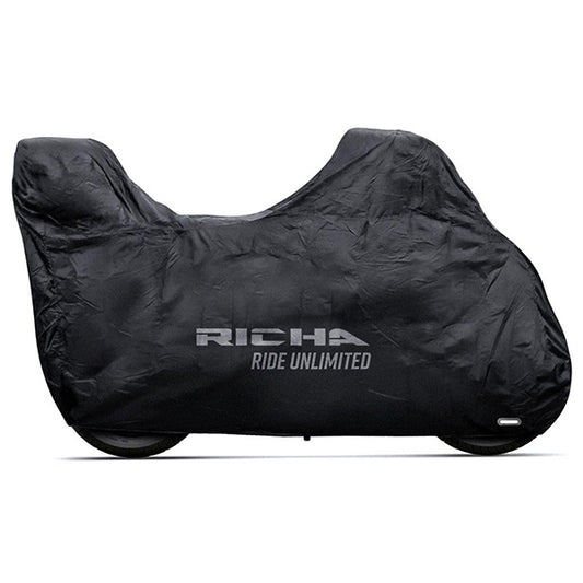 Richa Motorcycle Outdoor Cover with Topbox - Black