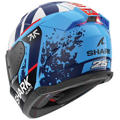Shark Skwal I3 Fernandez Helmet BBW - Blue / White