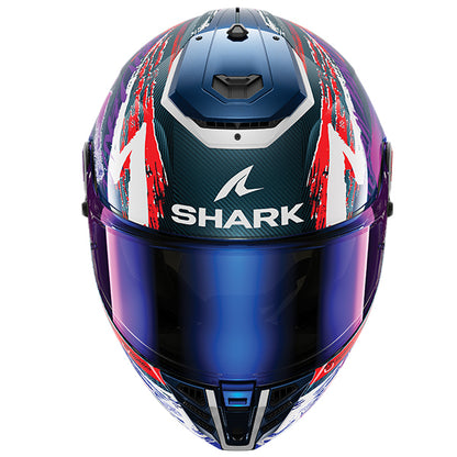 Shark Spartan RS Carbon Zarco Signature Helmet DWV - Carbon / White / Violet
