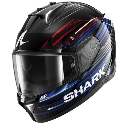 Shark Skwal I3 Light-Blur Helmet KRB - Black / Red / Blue