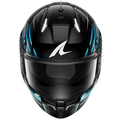 Shark Skwal I3 Light-Blur Helmet KBG - Black / Blue / Green