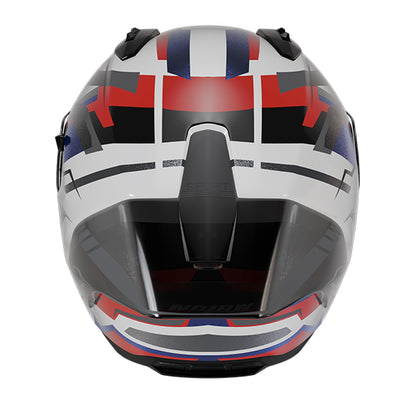 Nolan N60-6 Sport Corsa 355 Helmet - White / Blue / Red