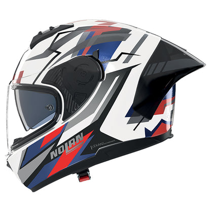 Nolan N60-6 Sport Corsa 355 Helmet - White / Blue / Red