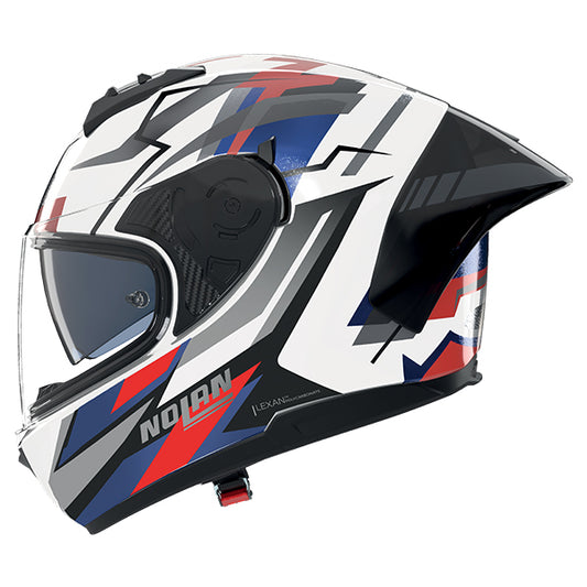 Nolan N60-6 Sport Corsa 355 Helmet - White / Blue / Red