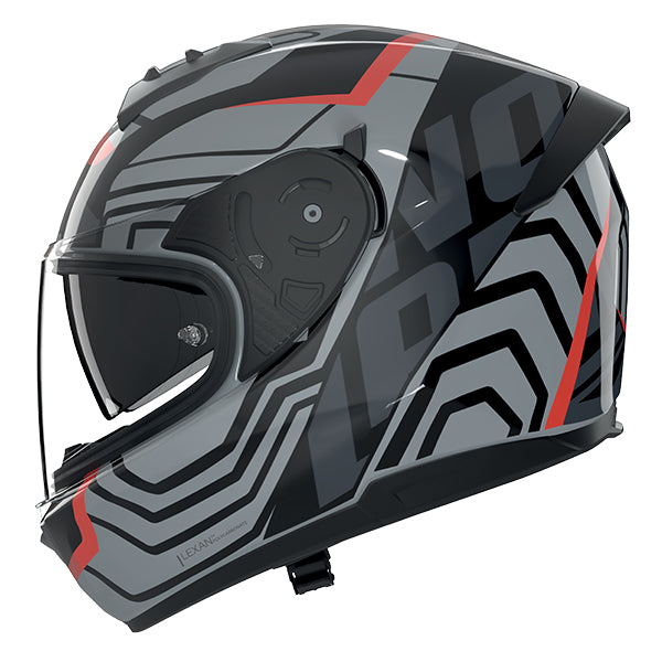 Nolan N60-6 Eclettic 351 Helmet - Black / Grey / Red
