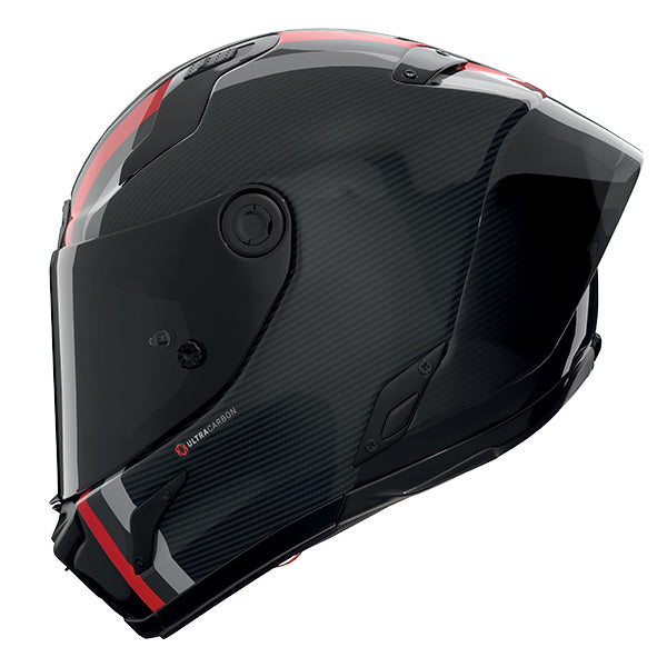 Nolan X-804 RS Gemini 364 Helmet - Carbon / Black / Red