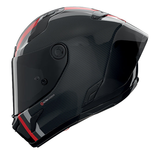 Nolan X-804 RS Gemini 364 Helmet - Carbon / Black / Red