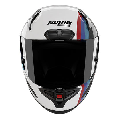 Nolan X-804 RS Gemini 365 Helmet - Carbon / Blue / Red