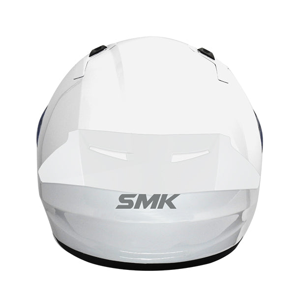 SMK Stellar Unicolour Helmet GL1000 - White