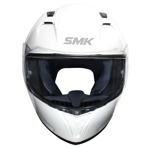 SMK Stellar Unicolour Helmet GL1000 - White