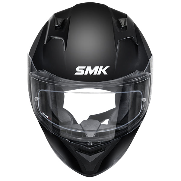 SMK Stellar Unicolour Helmet GL200 - Black
