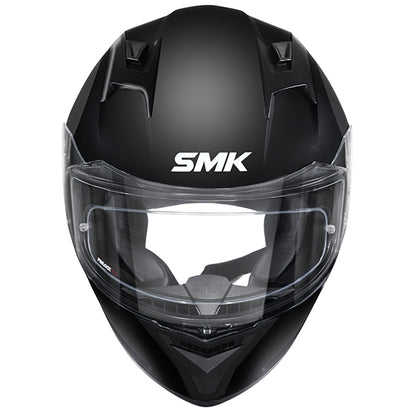 SMK Stellar Unicolour Helmet GL200 - Black