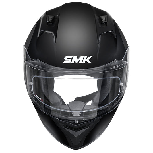 SMK Stellar Unicolour Helmet GL200 - Black