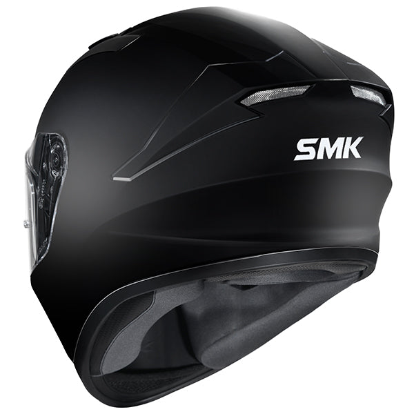 SMK Stellar Unicolour Helmet GL200 - Black
