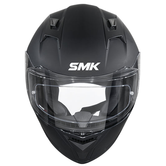 SMK Stellar Unicolour Helmet MA200 - Matt Black