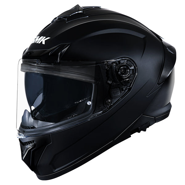 SMK Typhoon Unicolour Helmet GL200 - Black
