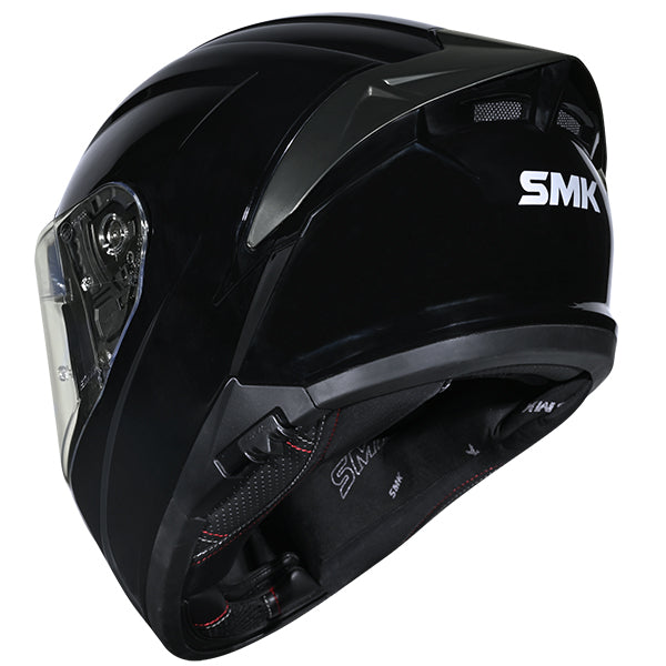SMK Typhoon Unicolour Helmet GL200 - Black