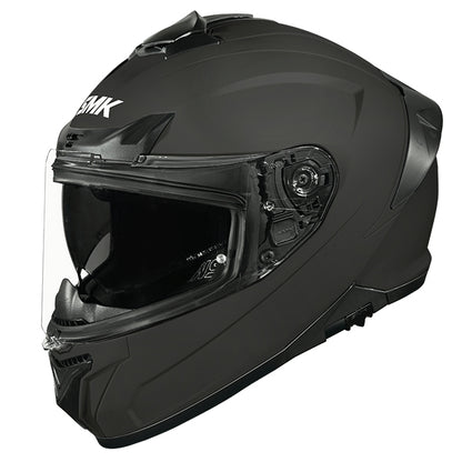 SMK Typhoon Unicolour Helmet MA200 - Matt Black