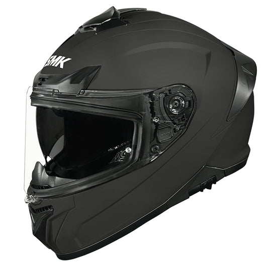 SMK Typhoon Unicolour Helmet MA200 - Matt Black