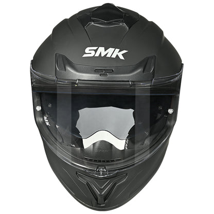 SMK Typhoon Unicolour Helmet MA200 - Matt Black