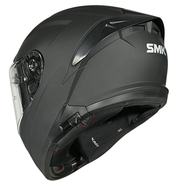 SMK Typhoon Unicolour Helmet MA200 - Matt Black