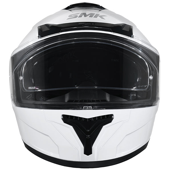 SMK Typhoon Unicolour Helmet GL100 - White