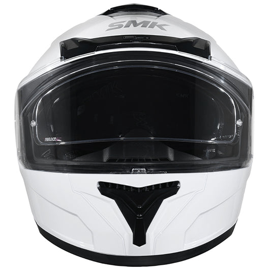 SMK Typhoon Unicolour Helmet GL100 - White