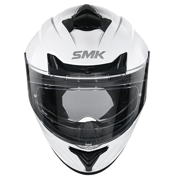 SMK Typhoon Unicolour Helmet GL100 - White