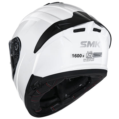 SMK Typhoon Unicolour Helmet GL100 - White