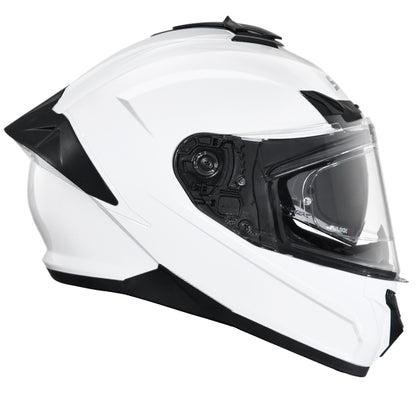 SMK Typhoon Unicolour Helmet GL100 - White