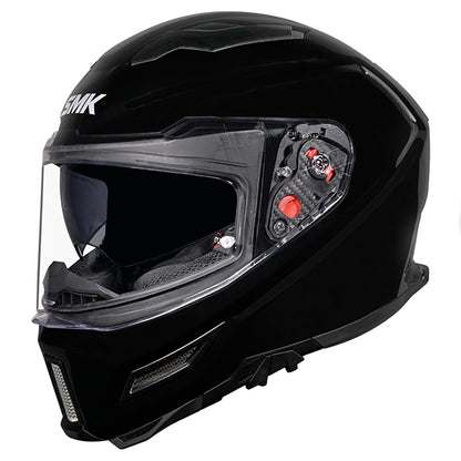 SMK Agnar Unicolour Helmet GL200 - Black