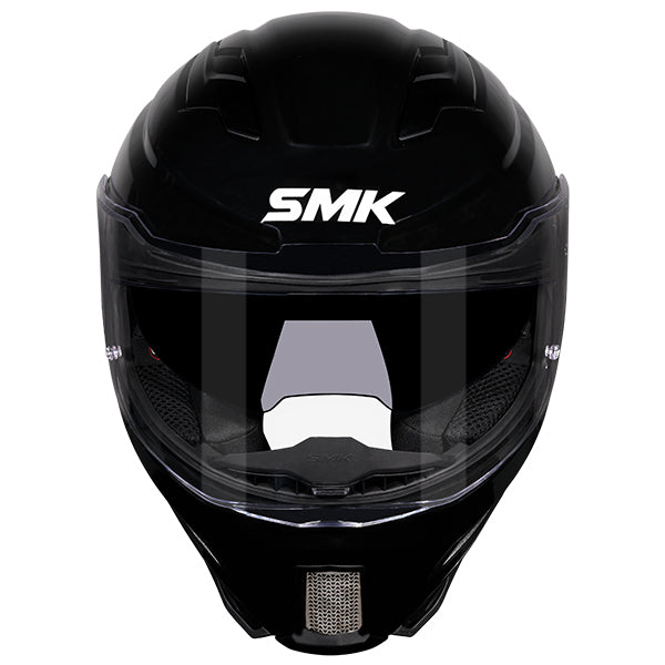 SMK Agnar Unicolour Helmet GL200 - Black