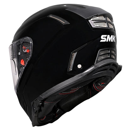 SMK Agnar Unicolour Helmet GL200 - Black