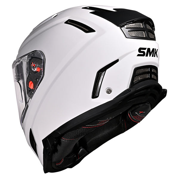 SMK Agnar Unicolour Helmet GL100 - White