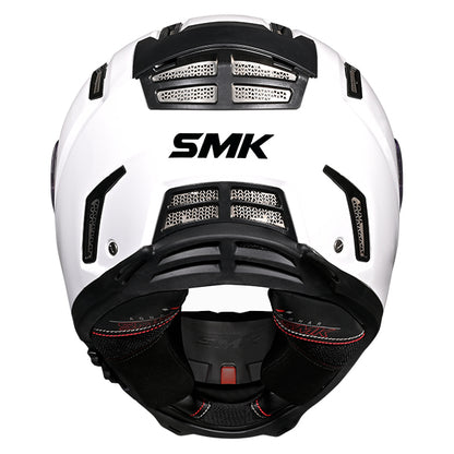 SMK Agnar Unicolour Helmet GL100 - White