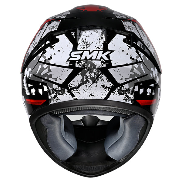 SMK Stellar Sport Flare Helmet GL215 - Black / Blue / Red